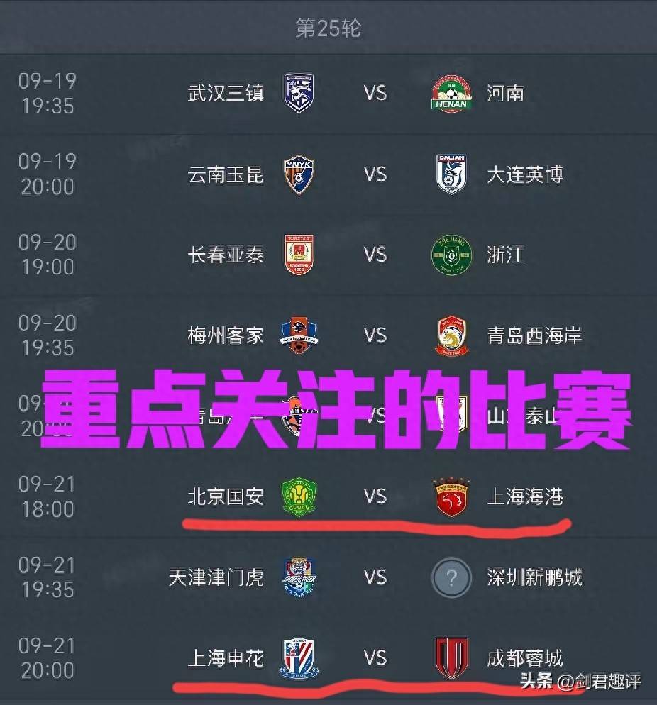 中超球队备战关键战役，冲击赛季前四